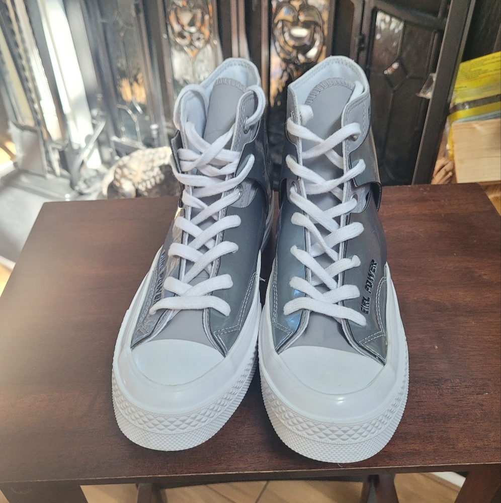 Feng Chen Wang x Converse Chuck Taylor 565541C Girl Power Grey Silver White Gray